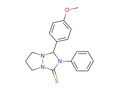 3-(4-methoxyphenyl)-2-phenyltetrahydro-1H,5H-pyrazolo[1,2-a][1,2,4]triazole-1-thione
