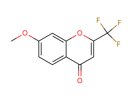 7-methoxy-2-(trifluoromethyl)-4H-chromen-4-one cas no. 578-84-7 97%