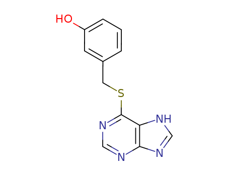 1H-Purine, 6-[[(3-methoxyphenyl)methyl]thio]-