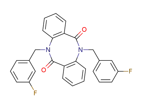 5,11-Bis-(3-fluoro-benzyl)-5H,11H-dibenzo[b,f][1,5]diazocine-6,12-dione