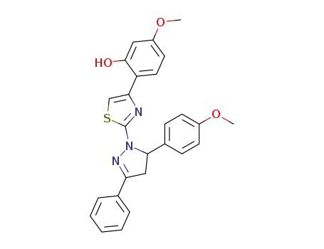 5-(methyloxy)-2-(2-{5-[4-(methyloxy)phenyl]-3-phenyl-4,5-dihydro-1H-pyrazol-1-yl}-1,3-thiazol-4-yl)phenol