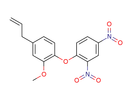 Molecular Structure of 7508-74-9 (1-(2,4-dinitrophenoxy)-2-methoxy-4-(prop-2-en-1-yl)benzene)