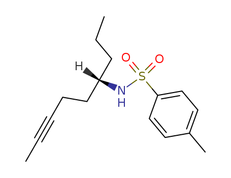 Benzenesulfonamide, 4-methyl-N-(1-propyl-4-hexynyl)-, (S)-