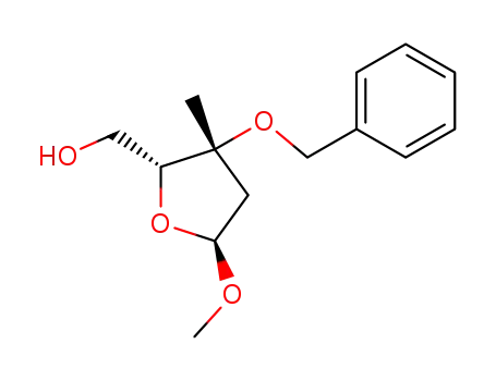 methyl 3-O-benzyl-2-deoxy-3-C-methyl-α-D-threo-pentofuranoside