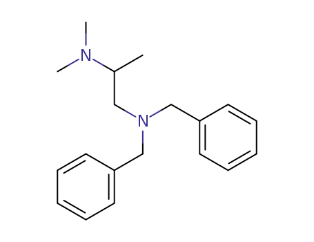 Molecular Structure of 68156-60-5 (N,N-dibenzyl-N',N'-dimethyl-1,2-propanediamine)
