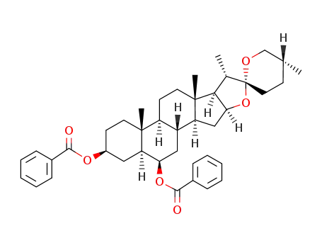 (25<i>R</i>)-3β,6β-Bis-benzoyloxy-5α-spirostan