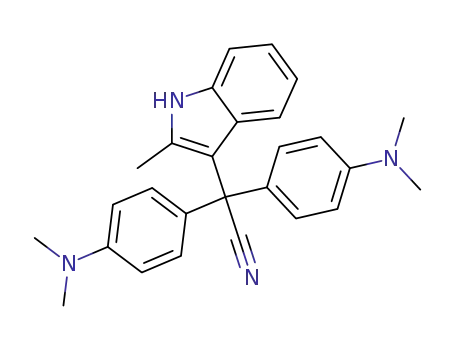 BIS(4-N,N-DIMETHYL AMINOPHENYL)-(2-METHYL INDOL-3-YL)ACETONITRILE