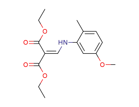 diethyl (5-methoxy-2-methyl-anilino)-methylenemalonate