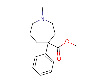 1-methyl-4-phenyl-hexahydro-azepine-4-carboxylic acid methyl ester