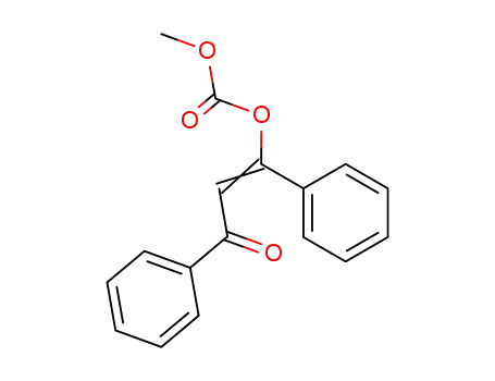 β-methoxycarbonyloxy-chalcone
