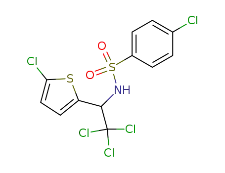 N-[2,2,2-trichloro-1-(5-chloro-2-thienyl)ethyl]-4-chlorobenzenesulfonamide
