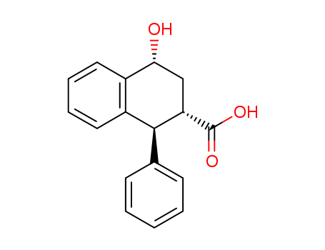 2-Naphthalenecarboxylicacid, 1,2,3,4-tetrahydro-4-hydroxy-1-phenyl- cas  7505-17-1