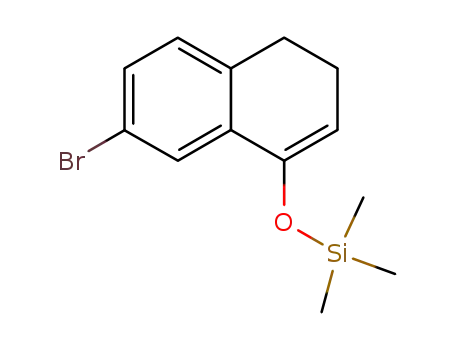 ((7-bromo-3,4-dihydronaphthalen-1-yl)oxy)trimethylsilane