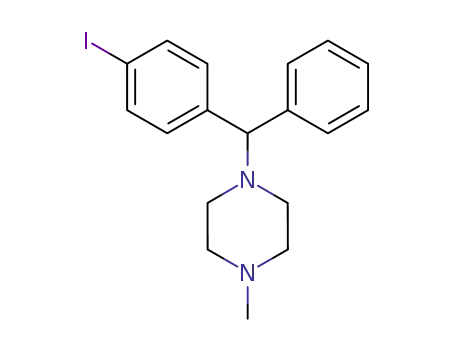 1-(4-iodo-benzhydryl)-4-methyl-piperazine