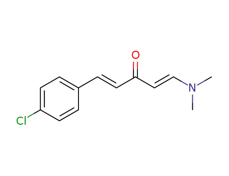 1-(4-CHLOROPHENYL)-5-(DIMETHYLAMINO)-1,4-PENTADIEN-3-ONE
