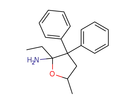 2-ethyl-5-methyl-3,3-diphenyl-tetrahydro-[2]furylamine