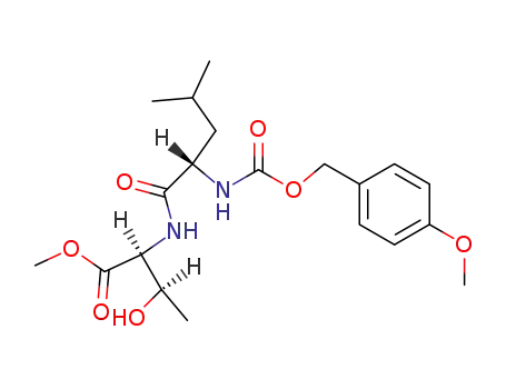 L-Threonine, N-[N-[[(4-methoxyphenyl)methoxy]carbonyl]-L-leucyl]-,
methyl ester