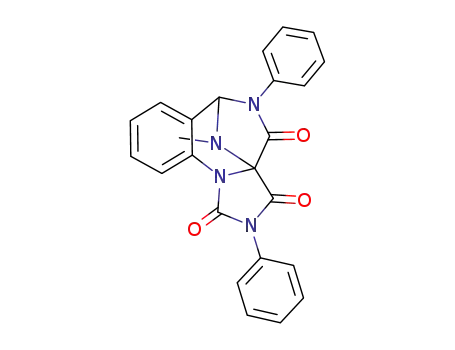 15-methyl-3,13-diphenyl-3,5,13,15-tetraazatetracyclo[10.2.1.0<sup>1,5</sup>.0<sup>6,11</sup>]pentadeca-6<sup>(11)</sup>,7,9-triene-2,4,14-trione