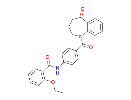 2-ethoxy-<i>N</i>-[4-(5-oxo-2,3,4,5-tetrahydro-benzo[<i>b</i>]azepine-1-carbonyl)-phenyl]-benzamide