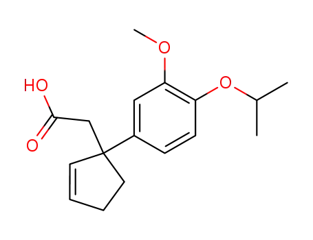 [1-(4-isopropoxy-3-methoxy-phenyl)-cyclopent-2-enyl]-acetic acid