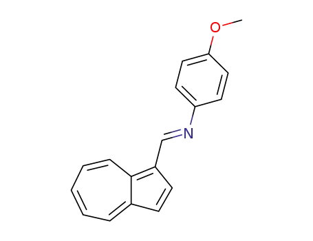 Molecular Structure of 854154-95-3 (4'-methoxy-N-(azulen-1-ylmethylene)aniline)