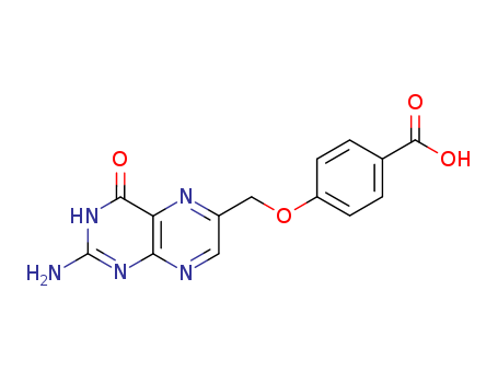 Benzoic acid,4-[(2-amino-3,4-dihydro-4-oxo-6-pteridinyl)methoxy]- cas  59082-04-1