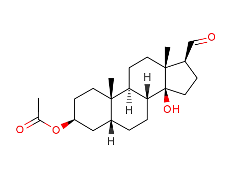 3β-Acetoxy-14-hydroxy-5β,14β-androstan-17β-carbaldehyd