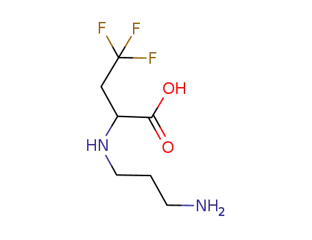 2-[(3-aminopropyl)amino]-4,4,4-trifluorobutanoic acid