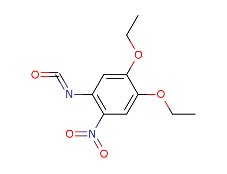 Molecular Structure of 113475-68-6 (4,5-Diethoxy-2-nitrophenyl Isocyanate)