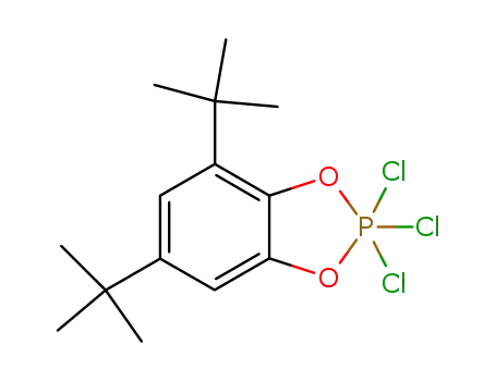 Molecular Structure of 88093-18-9 (1,3,2-Benzodioxaphosphole,
2,2,2-trichloro-4,6-bis(1,1-dimethylethyl)-2,2-dihydro-)