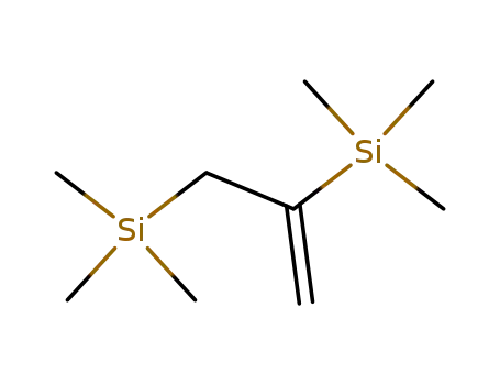 Molecular Structure of 17891-65-5 (2,3-BIS(TRIMETHYLSILYL)-1-PROPENE)