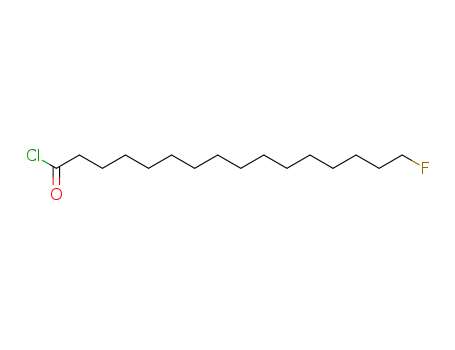 Molecular Structure of 299177-76-7 (Hexadecanoyl chloride, 16-fluoro-)