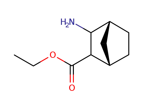 Molecular Structure of 95630-77-6 (DIENDO-3-AMINO-BICYCLO[2.2.1]HEPTANE-2-CARBOXYLIC ACID ETHYL ESTER)
