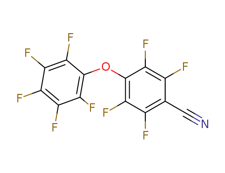 Molecular Structure of 15895-67-7 (2,3,5,6-tetrafluoro-4-(pentafluorophenoxy)benzonitrile)