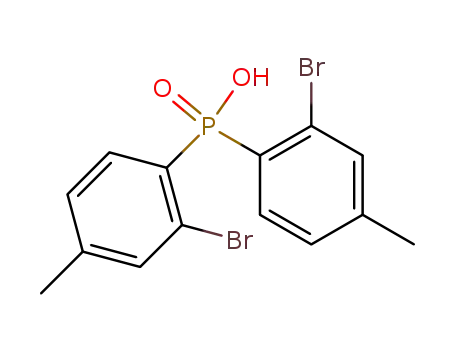 bis-(2-bromo-4-methyl-phenyl)-phosphinic acid