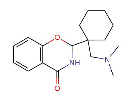 4H-1,3-Benzoxazin-4-one,2-[1-[(dimethylamino)methyl]cyclohexyl]-2,3-dihydro- cas  6965-20-4