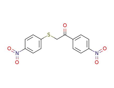 Molecular Structure of 142167-52-0 (Ethanone, 1-(4-nitrophenyl)-2-[(4-nitrophenyl)thio]-)