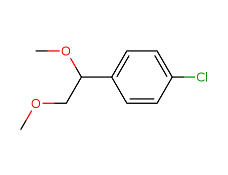 Molecular Structure of 80621-70-1 (4-chloro-1-(1,2-dimethoxyethyl)benzene)