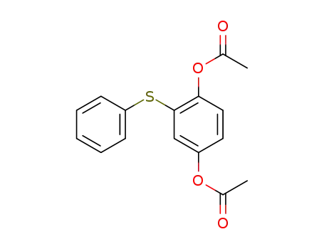 1,4-diacetoxy-2-phenylsulfanyl-benzene