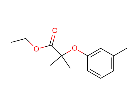 Propanoic acid, 2-methyl-2-(3-methylphenoxy)-, ethyl ester
