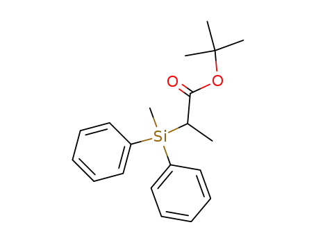 Propanoic acid, 2-(methyldiphenylsilyl)-, 1,1-dimethylethyl ester