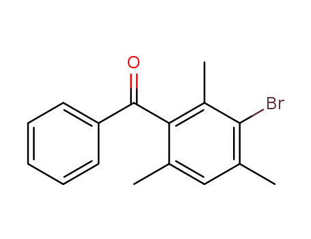 Molecular Structure of 855288-08-3 (3-bromo-2,4,6-trimethyl-benzophenone)