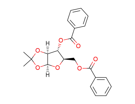 Molecular Structure of 3080-31-7 (3,5-di-O-benzoyl-1,2-O-(1-methylethylidene)pentofuranose)