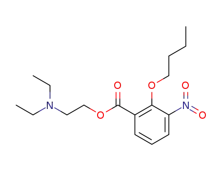 2-butoxy-3-nitro-benzoic acid-(2-diethylamino-ethyl ester)