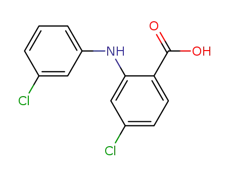 Molecular Structure of 17870-85-8 (3',5-dichlorodiphenylamine-2-carboxylic acid)