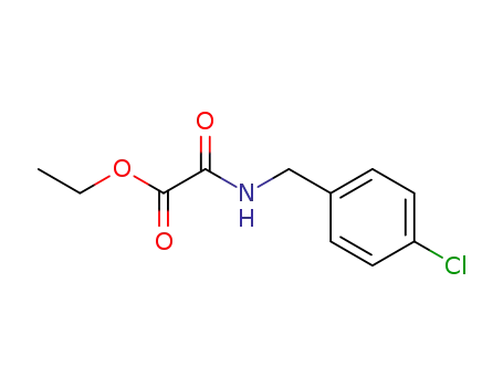 Molecular Structure of 6951-43-5 (ethyl [(4-chlorobenzyl)amino](oxo)acetate)