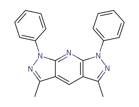 3,5-dimethyl-1,7-diphenyl-1,7-dihydro-dipyrazolo[3,4-b;4',3'-e]pyridine