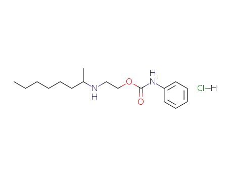 Molecular Structure of 67196-00-3 (2-(octan-2-ylamino)ethyl phenylcarbamate)