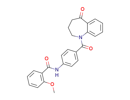 2-methoxy-<i>N</i>-[4-(5-oxo-2,3,4,5-tetrahydro-benzo[<i>b</i>]azepine-1-carbonyl)-phenyl]-benzamide