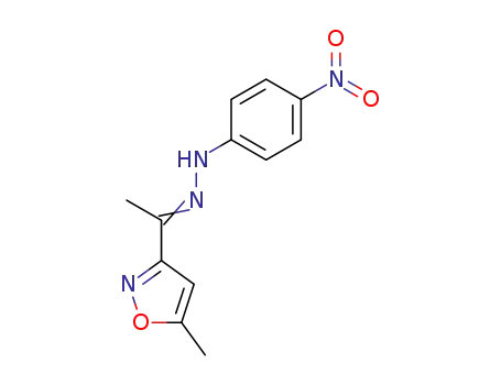 1-(5-methyl-isoxazol-3-yl)-ethanone (4-nitro-phenyl)-hydrazone